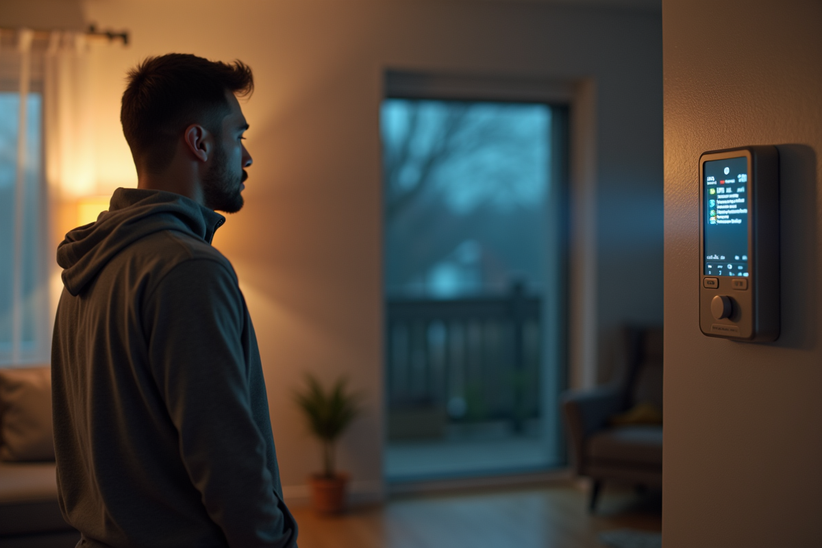 Propriétaire inquiet face à un thermostat intelligent défectueux